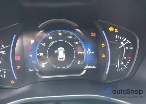 2020 Hyundai Santa Fe Limited 2.0T z USA, uszkodzony, nr VIN 5NMS5CAA7LH166085